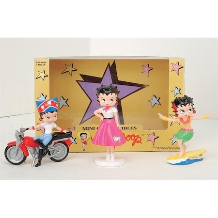 Precious Kids Precious Kids 31303 4   Betty Boop PVC Figurines 3 piece set 31303